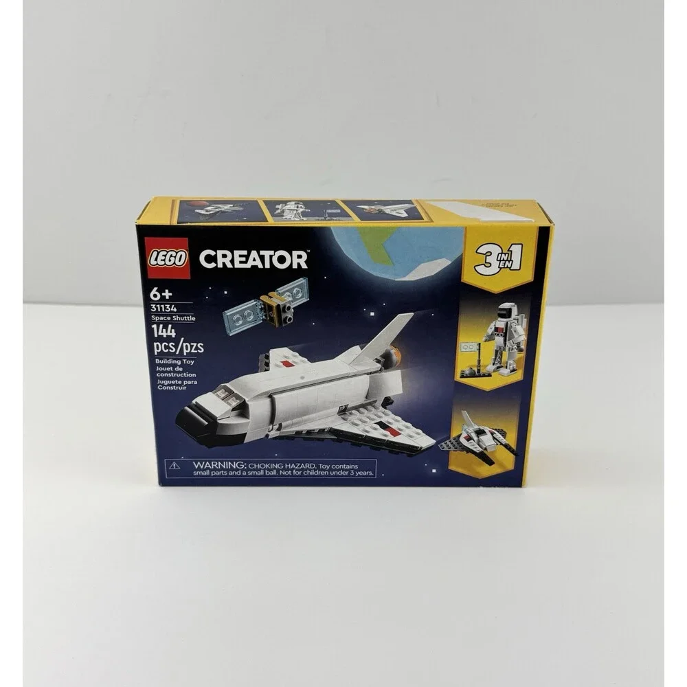 LEGO Creator 3 in 1 Space Shuttle Toys - Building pack of 1, White